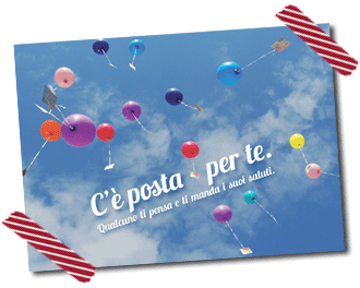 Cartolina con palloncini